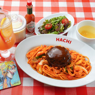 ＜レストランHACHI＞ハンバーグナポリタンSET(Trad)　3,300円ハンバーグナポリタンSET(Wagyu)　4,400円