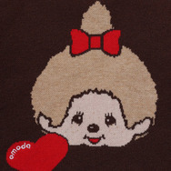 【Monchhichi×EMODA】ジャガードハイネッククロップニット