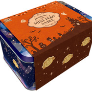 不二家のお菓子がハロウィンデザインに♪ カントリーマアム、ホームパイ、ミルキーのパッケージに仮装をしたペコちゃん＆サンリオキャラたちが！