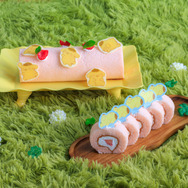 【ポムポムプリンのふんわりいちごロールケーキ】