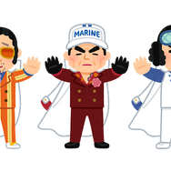 「ONE PIECE」「いらすとや」