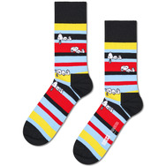 【Peanuts × Happy Socks】クルー丈 ソックス（全6種類） 各2,200円（税込）サイズ：36-40 (23-25.5cm) / 41-46 (26-29.5cm)