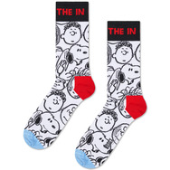 【Peanuts × Happy Socks】クルー丈 ソックス（全6種類） 各2,200円（税込）サイズ：36-40 (23-25.5cm) / 41-46 (26-29.5cm)