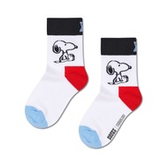 【Peanuts × Happy Socks】【キッズ】クルー丈 ソックス（全6種類） 各1,540円（税込）サイズ：4-6Y (17-19cm) / 7-9Y (19.5-21.5cm)