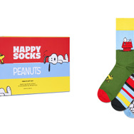 【Peanuts × Happy Socks】【GIFT BOX】クルー丈 ソックス（全2種類）価格：3足セット 7,040円（税込） / 6足セット 13,200円（税込）