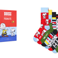 【Peanuts × Happy Socks】【GIFT BOX】クルー丈 ソックス（全2種類）価格：3足セット 7,040円（税込） / 6足セット 13,200円（税込）