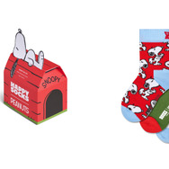 【Peanuts × Happy Socks】【キッズ】【GIFT BOX】【3足セット】クルー丈 ソックス（ピーナッツ） 4,950円（税込）