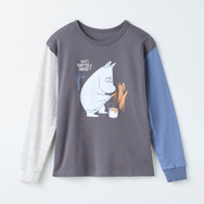 〈ベルメゾン×キヤスク〉 みんなが着やすいソフのびフライス長袖Ｔシャツ「ムーミン」
