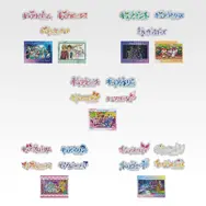 M賞 キラキラクリアステッカー■全5種（選べる）■サイズ：約8cm（5枚セット）