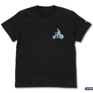 『銀魂』銀さんとバイク ワンポイント刺繍Tシャツ（BLACK）