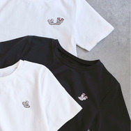 [ねずみくんのチョッキコラボ ] 刺繍半袖Tシャツ