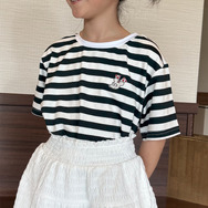 [ねずみくんのチョッキコラボ ] KIDS刺繍Tシャツ