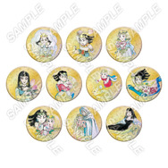 「王家の紋章 原画展」ランダムミニキャラ缶バッジ(10種) 各550 円(税込) ※コンプリートセット 5,500円(税込)
