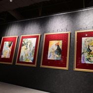 「王家の紋章 原画展」会場の様子
