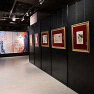 「王家の紋章 原画展」会場の様子