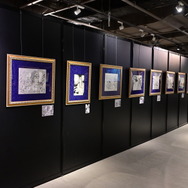 「王家の紋章 原画展」会場の様子