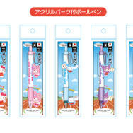 アクリルパーツ付きボールペン