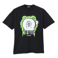 発泡プリントTシャツ　咽び泣く