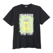 箔プリントTシャツ　もぐらコロッケ（宇宙人）　