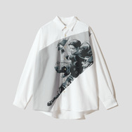 『進撃の巨人』×グラニフ　「リヴァイ・アッカーマン｜ルーズフィットシャツ」