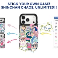 「クレヨンしんちゃん x CASETiFY」コレクション　「ステッカー＆ネームカスタムケース」