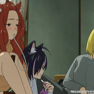 夏アニメ『ヤニねこ』第9話「ニャーの妹ちゃんはモテモテにゃ」場面カット