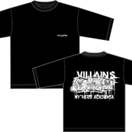 アニメ『僕のヒーローアカデミア』ワークマン限定アイテム　「半袖Tシャツ」カラー：ブラック（VILLAINS）