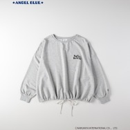 「ANGEL BLUE」×「Right-on」プリントミニ裏毛プルオーバー 各4,490円（税込）