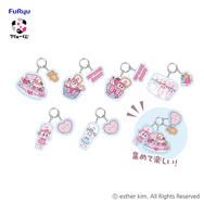 選べます／各種約20cm）※いずれか1つになります。F賞：アクリルキーホルダー（全6種／選べます／各種約5～7cm）