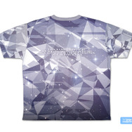 『Re:ゼロから始める異世界生活』銀髪のハーフエルフ エミリア 両面フルグラフィックTシャツ　背面