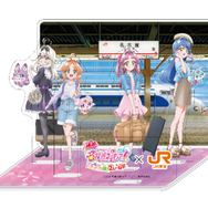 JR東海「推し旅」×『映画名探偵プリキュア！不思議な庭と2人の秘密』　オリジナルアクリルスタンド（イメージ）