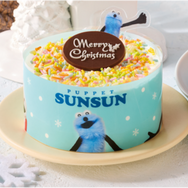 パペットスンスン カラフルクリスマスケーキ