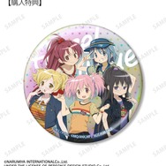 NGEL BLUEコラボ 描き下ろし 集合 75mmオーロラ缶バッジ AMNIBUS&アニメイト限定特典