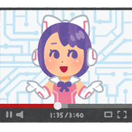 バーチャルユーチューバーのイラスト