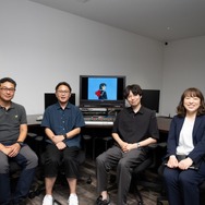 写真左より、タイミング 高橋守朗、カラリスト 関口正人、監督 小出卓史氏(株式会社キネマシトラス)、コーディネーター 鈴木基子