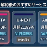 Disney+ 解約 解約後のおすすめサービス