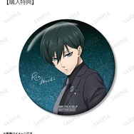 「描き下ろし 糸師 凛 スーツモデルver. 75mmグリッター缶バッジ AMNIBUS＆アニメイト限定特典」