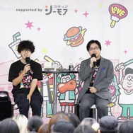 『ポップパップポルターズ』とショートアニメ『ちょこっとヤバシティ』（「シンエイ動画」より）