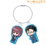 if ふたりが同じ職場だったらver. ちびキャラ 2連ワイヤーアクリルキーホルダー