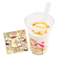 ポムポムプリン コラボキラキラステッカー付き まぜまぜ！プリンッペ