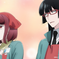 夏アニメ『スーパーの裏でヤニ吸うふたり』12本目（第12話）「スーパーの裏で続くふたり」先行カット