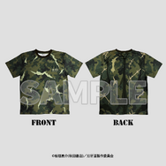 アニメ『刃牙道』×陸上自衛隊 東北方面隊　「迷彩Tシャツ 範馬刃牙」