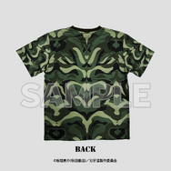 アニメ『刃牙道』×陸上自衛隊 東北方面隊　「迷彩Tシャツ 範馬勇次郎」BACK