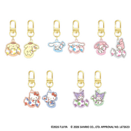 不二家×サンリオキャラクターズ　「ミルキー × サンリオキャラクターズ ツインキーチャーム」全5種