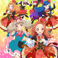 WEBアニメ『アイカツオンパレード！』宣伝ビジュアル（C）BNP/BANDAI, DENTSU, TV TOKYO（C）BANDAI