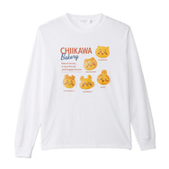長袖Tシャツ　メニュー　ホワイト（M/L)