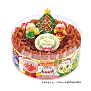 「それいけ！アンパンマンココアクリームケーキ（クリスマスパーティー）」