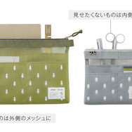 MOOMIN × kleid mesh carry pouch
