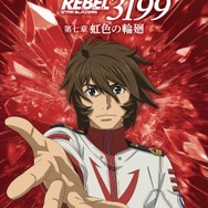 『ヤマトよ永遠に REBEL3199』虹色を背負ったキャラクタービジュアル