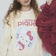 【gelato pique】ベビモコジャガードプルオーバー＆ショートパンツセット　￥16,940